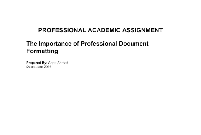 format, edit and design professional microsoft word document